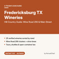 Fredericksburg TX Wineries 2026: A Texan's Hill Country Guide PDF guide cover by NomadChad
